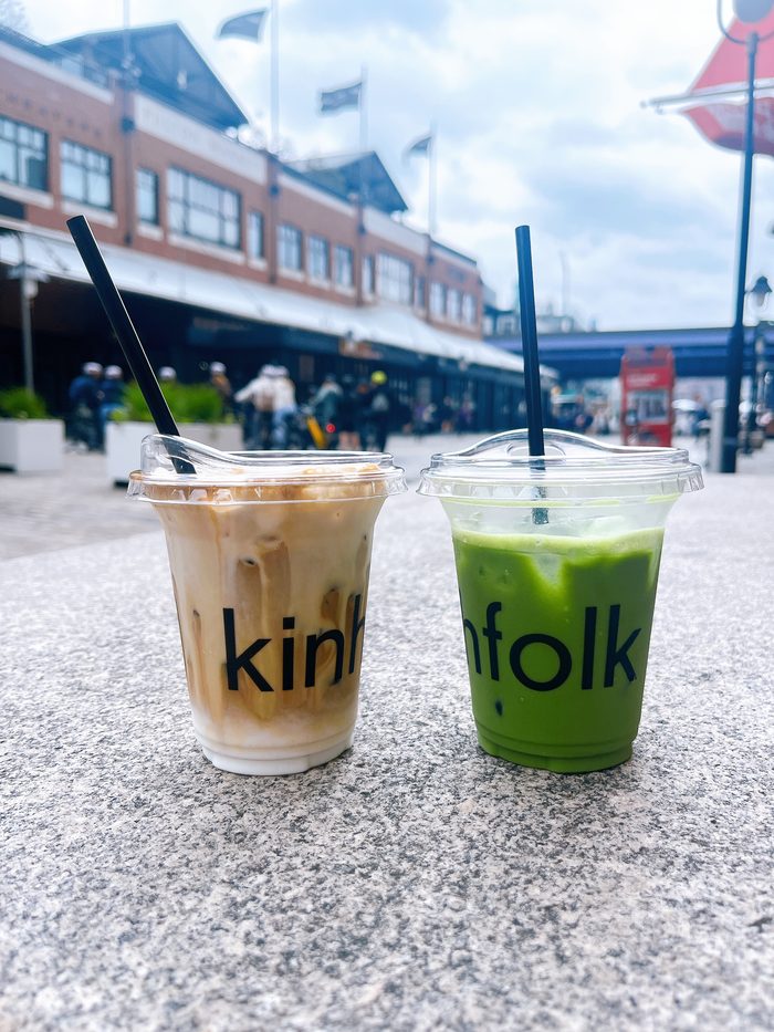 Iced drinks at Kinfolk