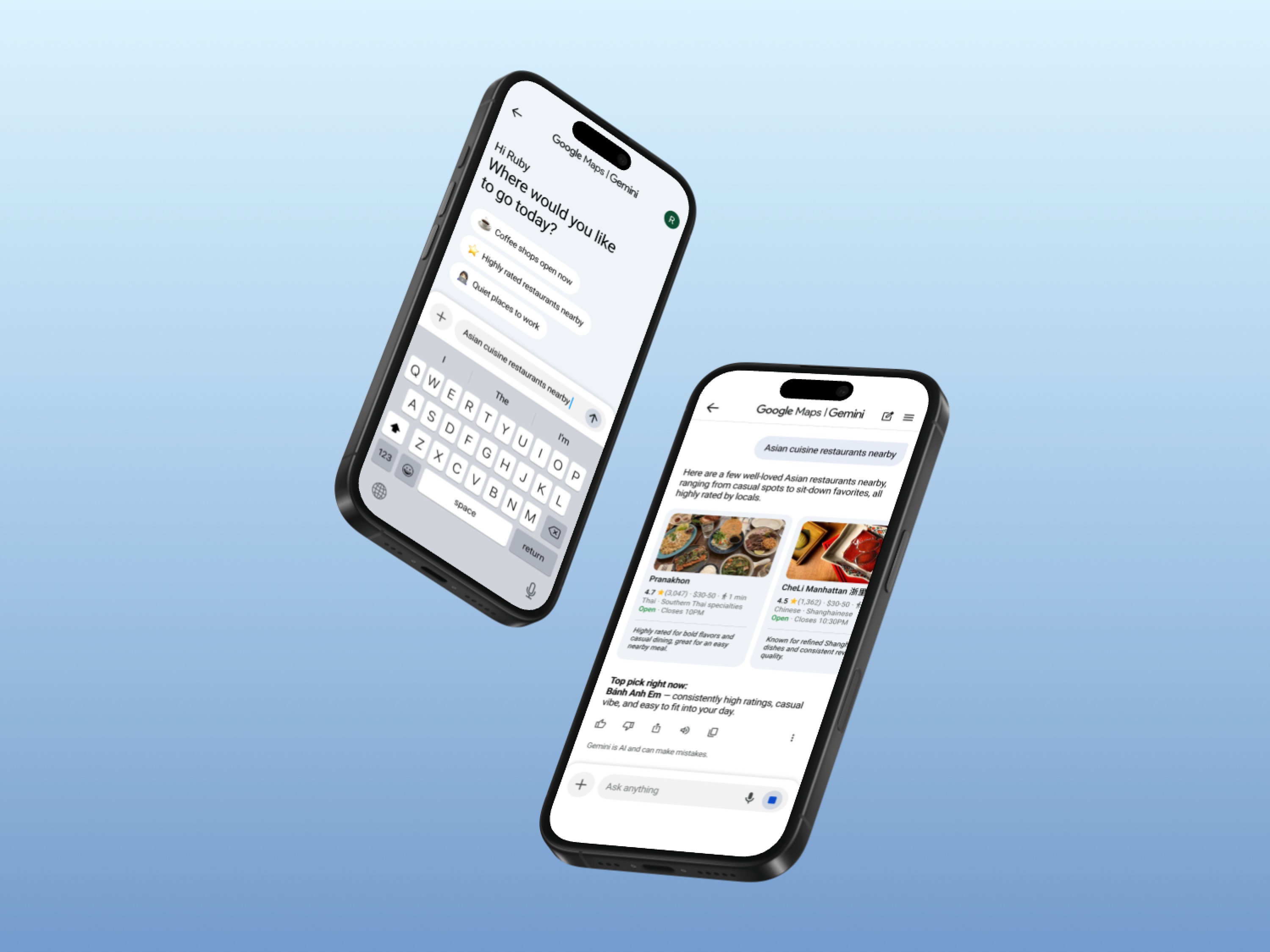 AI Assistant for Google Maps