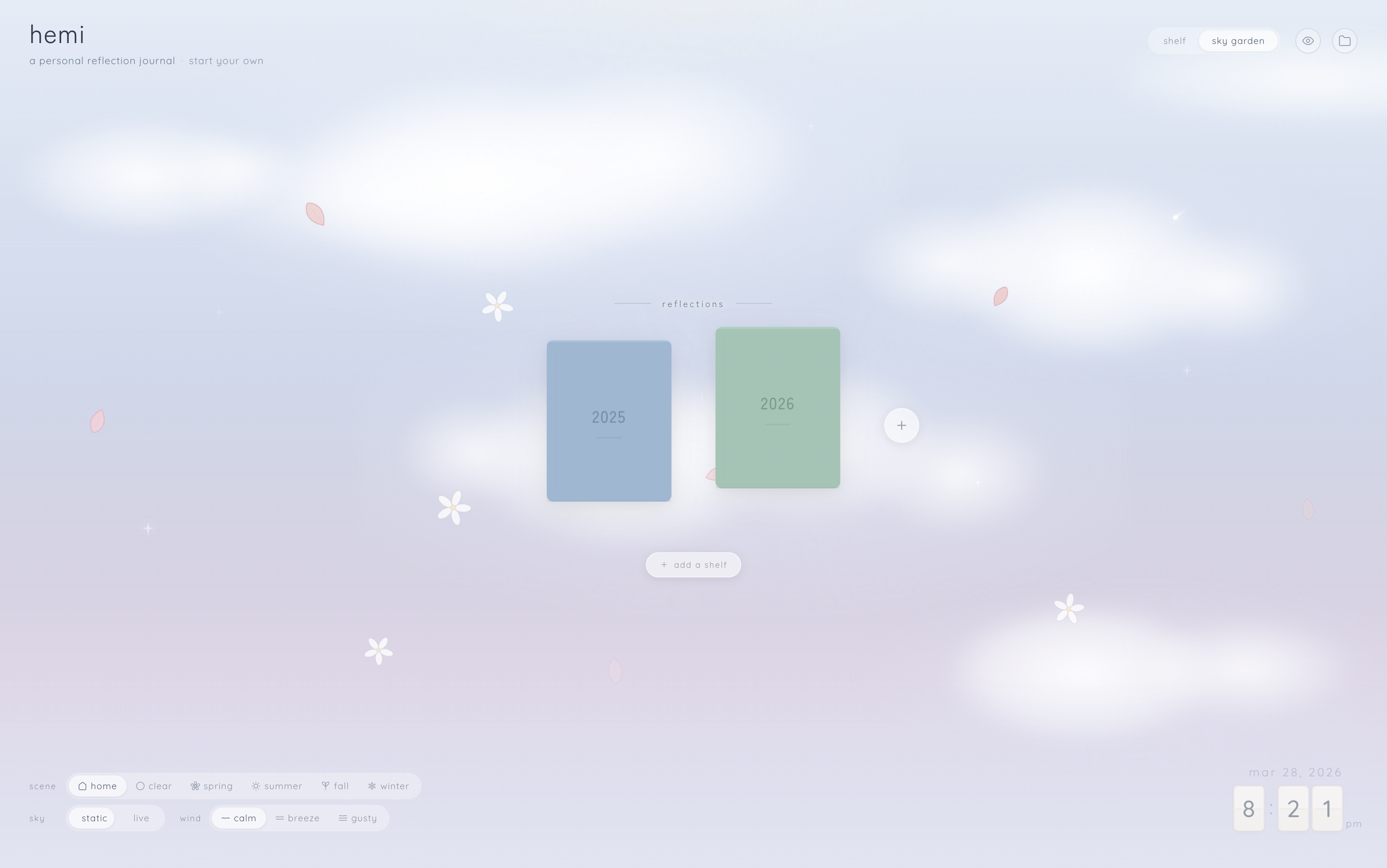 Hemi sky garden view