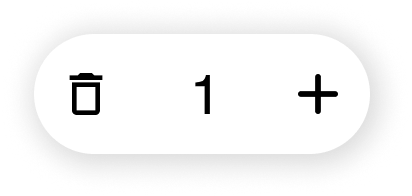 Quantity stepper